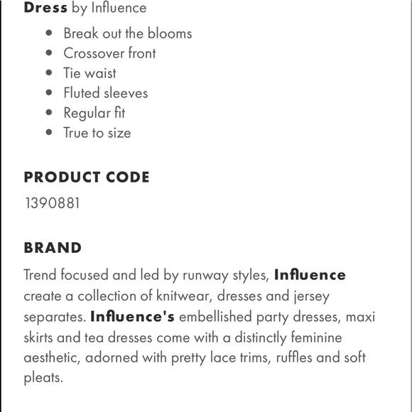 🌟🌟MUST GO🌟🌟 Influence Floral Wrap Mini Dress - Picture 6 of 7